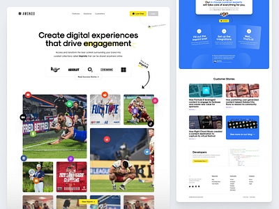 Amondo Landing Page landing page landing page design landing page ui ui uiux ux web design web designer website website design