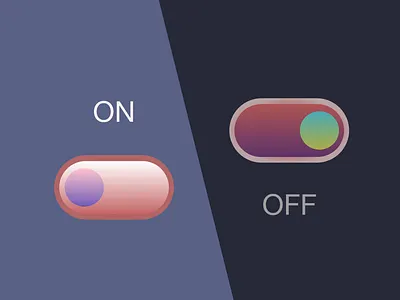 On/Off adobexd app button design minimal slider slider button ui ux uxdesign web