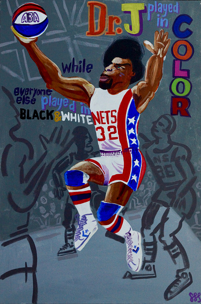 Dr. J aba basketball basketball player dr. j icon julius erving sports