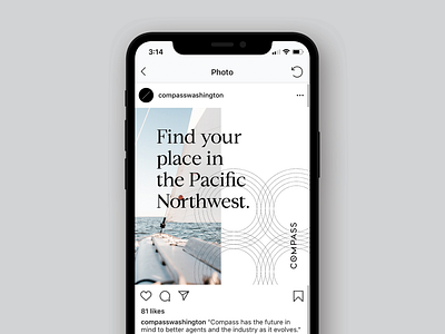 Compass PNW Social Media brand instagram real estate social media