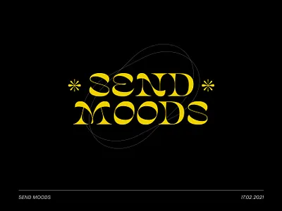 SEND MOODS branding branding and identity branding design design font germany hamburg logo logodesign logos logotype moods personal send send moods typography