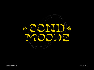 SEND MOODS branding branding and identity branding design design font germany hamburg logo logodesign logos logotype moods personal send send moods typography