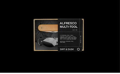 Dirt & Dusk adventure branding design hiking idenity minimal multitool outdoors