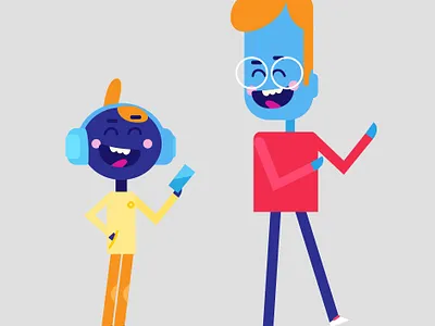 Character for Hyundai adobe advertising animation character hyundai illustration vector