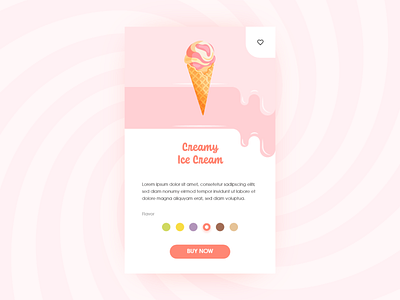 #DailyUI #045 - Info Card 045 adobe xd card daily ui dailyui dailyuichallenge design desserts food ice cream info info card mobile ui pastel colors ui ux ux ui uxui web design