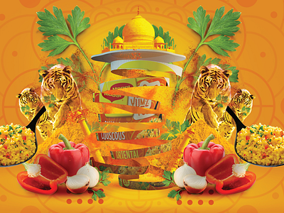 Maggi YUMZ - Detail graphic design illustration