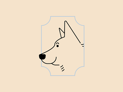 Laney girl creative design design dog dog art dog illustration flat flat design for fun graphic design icon illustration illustrator line art minimal monoline simple vector vector art