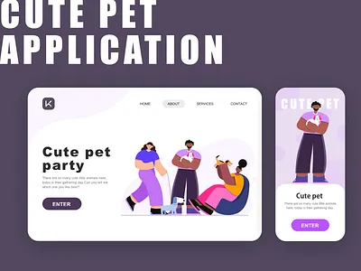 web page illustration design illustration ui web