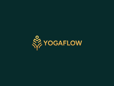 Yoga logo design, Yogaflow - creative modern, and minimalist brand identity branding creative logo icon identity logo design logo designer logo mark logodesign logos logotype luxuary mediation minimal logo monogram simple logo typography unique logo yoga yoga logo