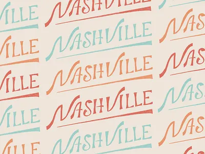 Nashville design handlettering illustration travel typography