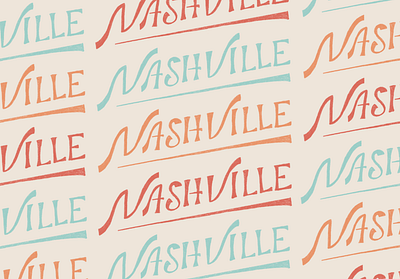 Nashville design handlettering illustration travel typography