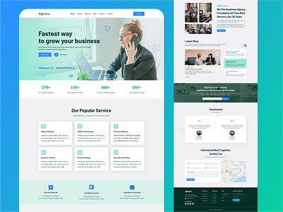 Agencz Business Web Template agency business company corporate startups