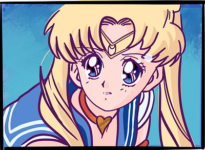 SailorMoon (challenge) illustration procreate sailor moon sailormoon