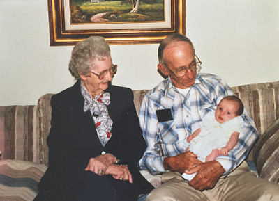 Granny and Grandpa Borum photography