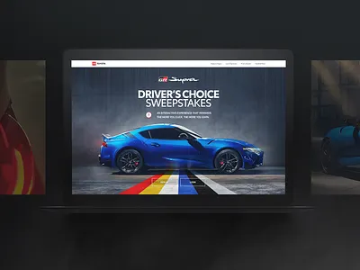 Toyota 2021 GR Supra creative agency creative direction creative strategy design design direction design studio los angeles ui ux visual design