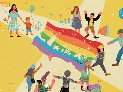 Gender equality character editorial illustration gender equality illustration taipei taiwan