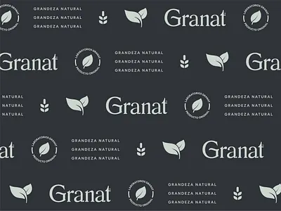 Brand Pattern — Granat Labs 2021 brand design brand identity brand pattern branding holistic icon set iconography organic rebranding typeface