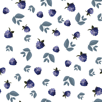 Summer berries pattern art background berries blackberry design floral design florals illustration illustrator pattern vector vector illustration vectorart