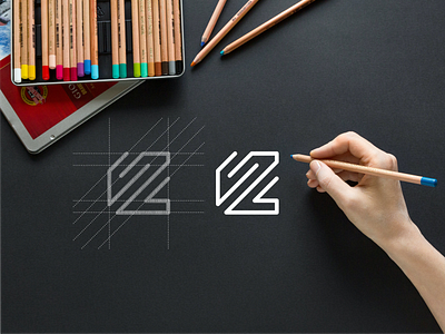 SL monogram logo app apparel brand brand mark branding design icon lettering lettermark lineart logo luxury monogram simple