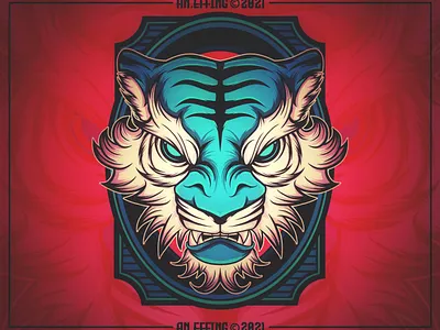 Tiger animal beast character characterdesign design head illustration logo logodesign logos mascot mascot character mascot design mascotlogo tattoo tiger tigerdesign tshirt tshirtdesign vector