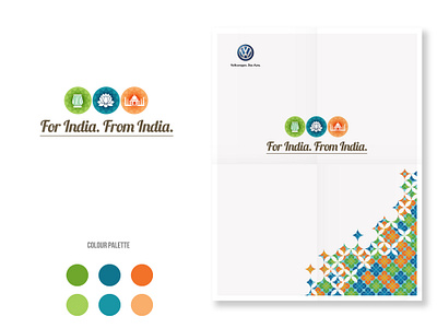 Volkswagen India - Engine Launch design graphic design minimal vector