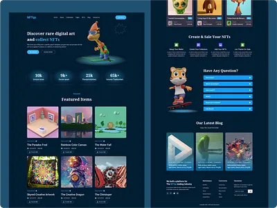 NFTqs NFT web template bitcoin crypto dark nft eth nft