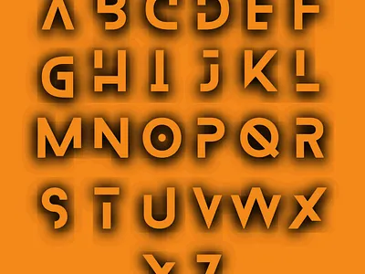 Font style in orange black | Blanka 2021 | Deepflax branding deepflax design flat font illustrator logo logo design logodesign typography vector