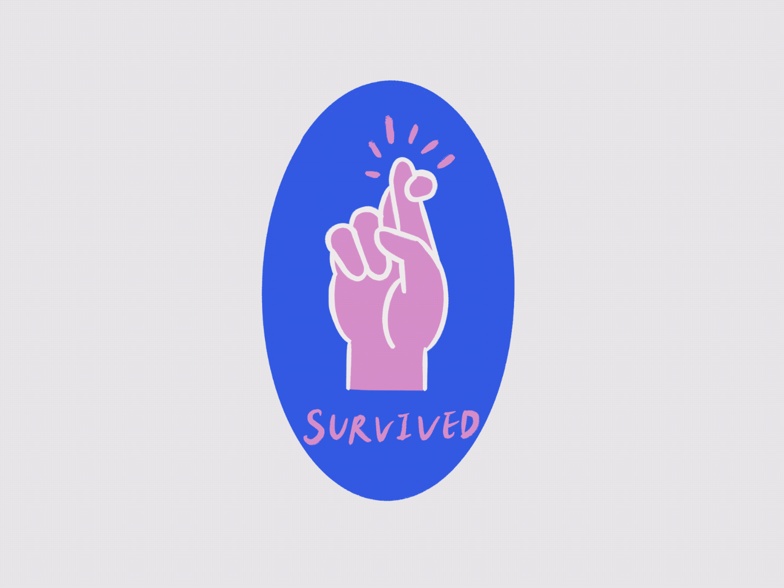 I Survived COVID-19 GIF animated gif animated gifs animated illustration animation gif badge corona viruses covid 19 covid19 gif animated gif animation giphy giphy gif i survived pandemic survived vaccination vaccine