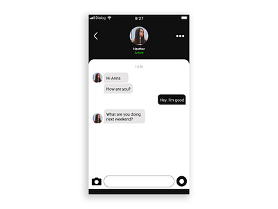 Direct Messaging appdesign dailyui dailyui013 dailyuichallenge designer graphic designer message app ui ui design uiux user experience user interface ux webdesign