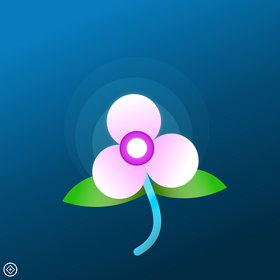 Day 4 flower 1 50minutes dailychallenge design figma figmadesign illustration vector vectorart