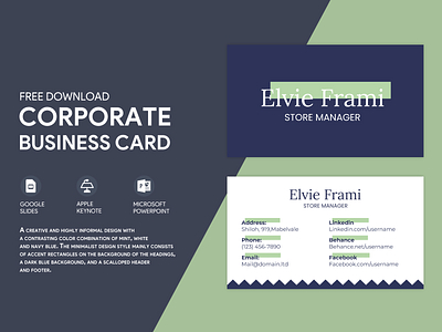 Corporate Business Card Free Google Docs Template business card cards corporate doc docs document free google docs templates free template free template google docs google google docs ms print printing template templates visit visiting word