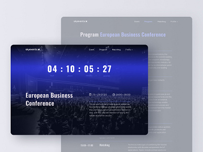 skyevents design event program ui