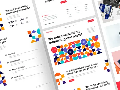 Dolanan - Creative Agency Landing Page agency agency landing page agency web agency website brainstrom creative creative agency digital agency pattern people studio supergraphics web web design website website design