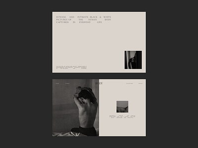 Photography Portfolio Issue 88 beige design layout minimal minimaldesign portfolio typography ui ux web webdesign