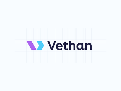 Vethan Logo Design a b c d e f g h i j k l m n app icon branding color crypto data tech finance icon ios icon letter mark monogram logo logos o p q r s t u v w x y z popular popular logo retro symbol thefalcon typography vector