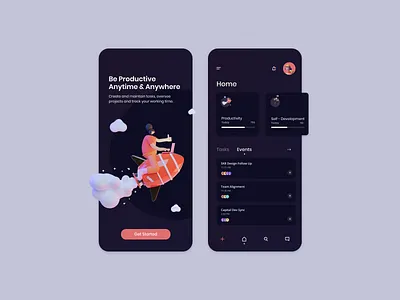 Task Manager / To Do List Mobile App app clean design figma flat interface list minimal mobile mobile app planner task todo ui uiux ux web