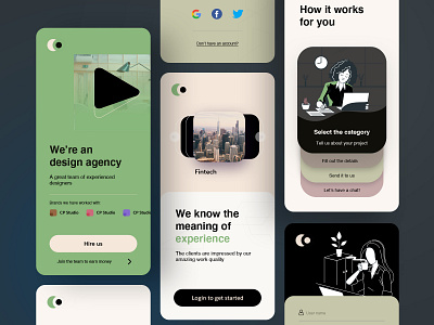 App UI app app design application bold design clean dashboard freelance freelancer ios mobile mobile app mobile design onboarding product design remote ui uiux user experience user interfrace ux