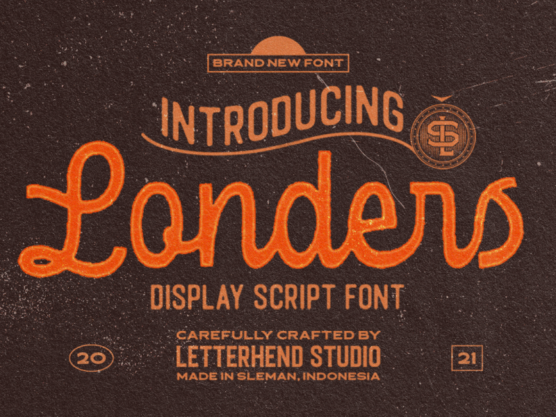 Londers - Display Script Font by Letterhend Studio on Dribbble