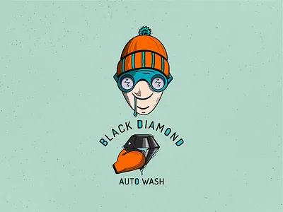 Black Diamond auto black brand character branding car character character logo diamond diamond logo digital drawing digital illustration freezing fun design illustration illustration art illustration design illustration logo logos mascot snow