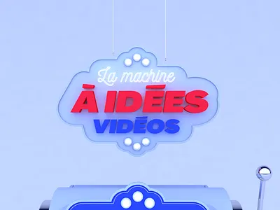 La machine à idées vidéos 3d art apprentice brand branding