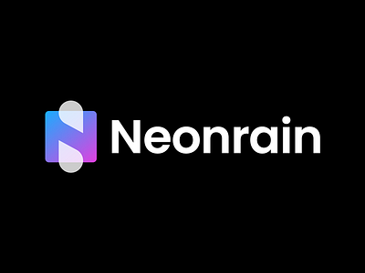 Neonrain - Logo Design Variation (for sale) brand design brand identity branding corporate drops water rain for sale unused buy gradient identity identitydesign logo logo design logo designer logodesign logotype media tech digital n letter n letter logo neon smart logo symbol