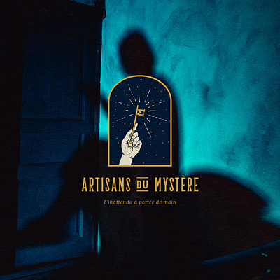 Artisans du Mystère : visual Identity branding branding design enigma escape game escape room font graphism graphisme graphist graphiste logo logotype mystery typogaphy visual identity