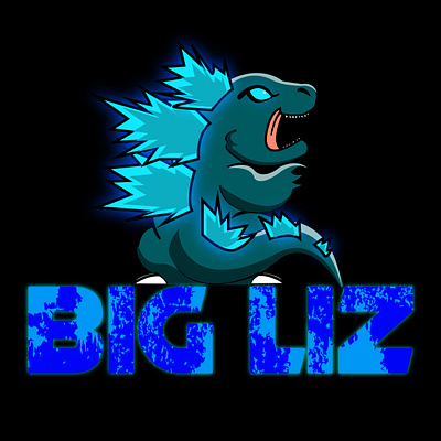 big liz animal concept cool cute design illustration illustrator imagination lizard story vector