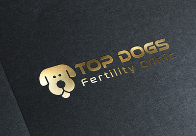 Top Dogs Fertility Clinic Logo branding design flat graphic design illustration logo logodesign minimal typography vector
