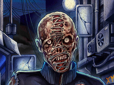 Sneakerhead Poster drawing horror horror movie illustration movie poster poster design