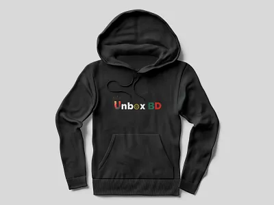Logo on Hoodie 3d app art brand branding clean color concept creative design flat icon identity illustration illustrator logo minimal mockup simple vector