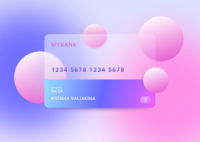 Glassmorphism app bank branding card creditcard design glass glassmorphism illustration logo ui