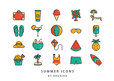 SUMMER by ARUNIKA (Season Edition) design icon portfolio summer