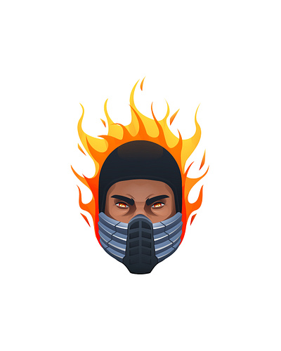 Mortal Kombat - Scorpion art character design gradient hero illustration illustrator mortalkombat scorpion vector