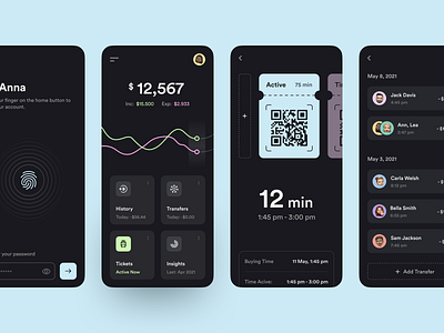 Banking App app app design banking budget charity donate finance financial app fintech fireart fireartstudio mobile money money app payment productdesign tickets transfer ui uiux